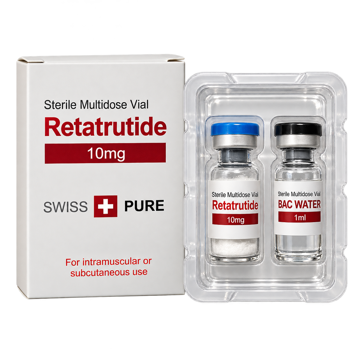 Retatrutide 10 mg + BAC Water
